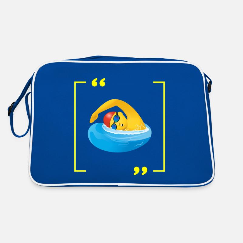 Comedy Schwimmen Retro Tasche