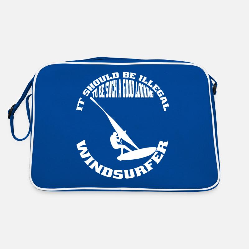 Windsurfer Surf Kitesurfer Windsurfing Cadeau Sac Retro