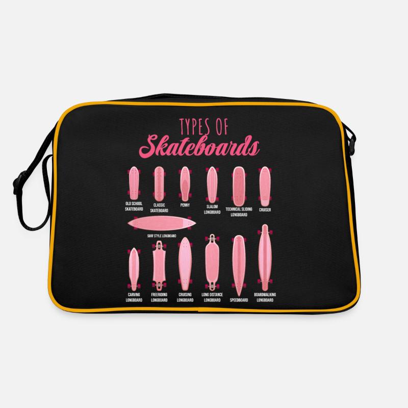 Types de skateboards Girls Design Sac Retro