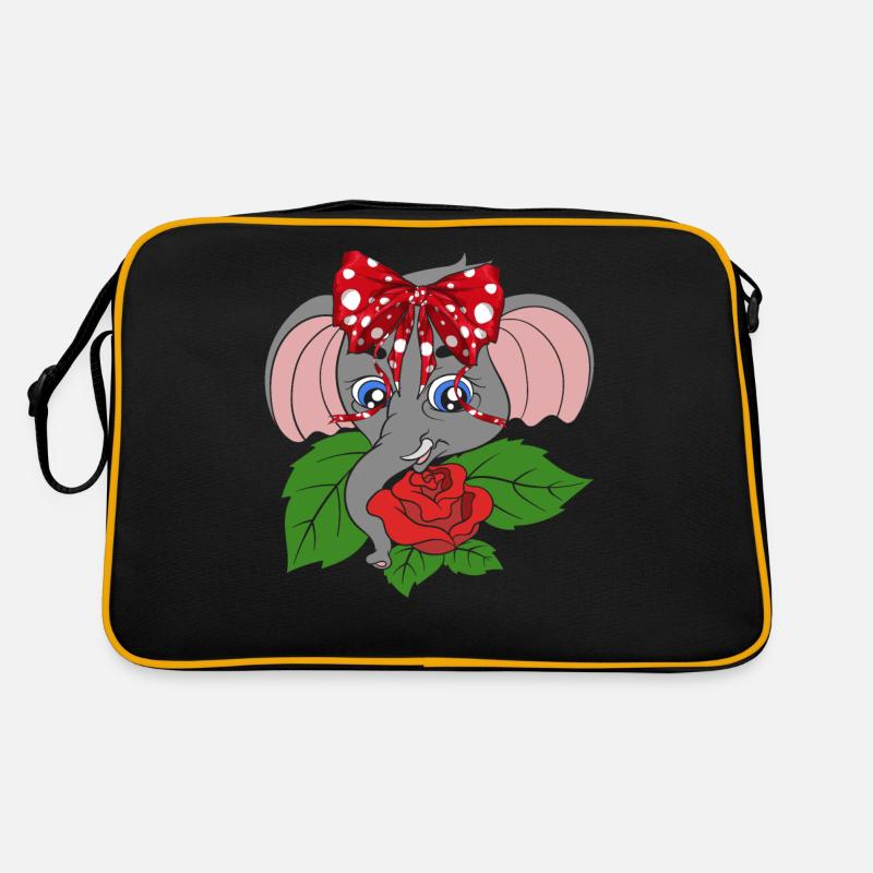 Elefant Retro Tasche