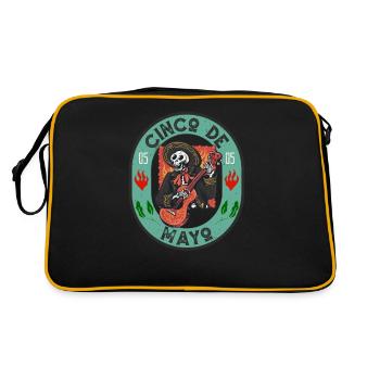 Cinco de Mayo Vacances mexicaines Mexique 05-05 - Sac Retro - noir/or - Dos