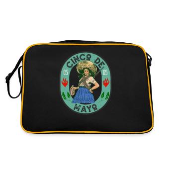 Cinco de Mayo Vacances mexicaines Mexique 05-05 - Sac Retro - noir/or - Dos