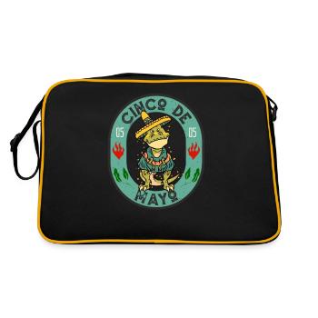 Cinco de Mayo Vacances mexicaines Mexique 05-05 - Sac Retro - noir/or - Dos