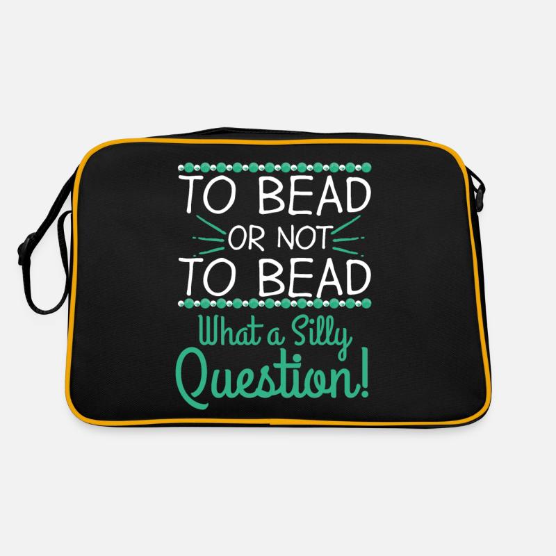 Bead Or Not To Bead Question Retro Bag