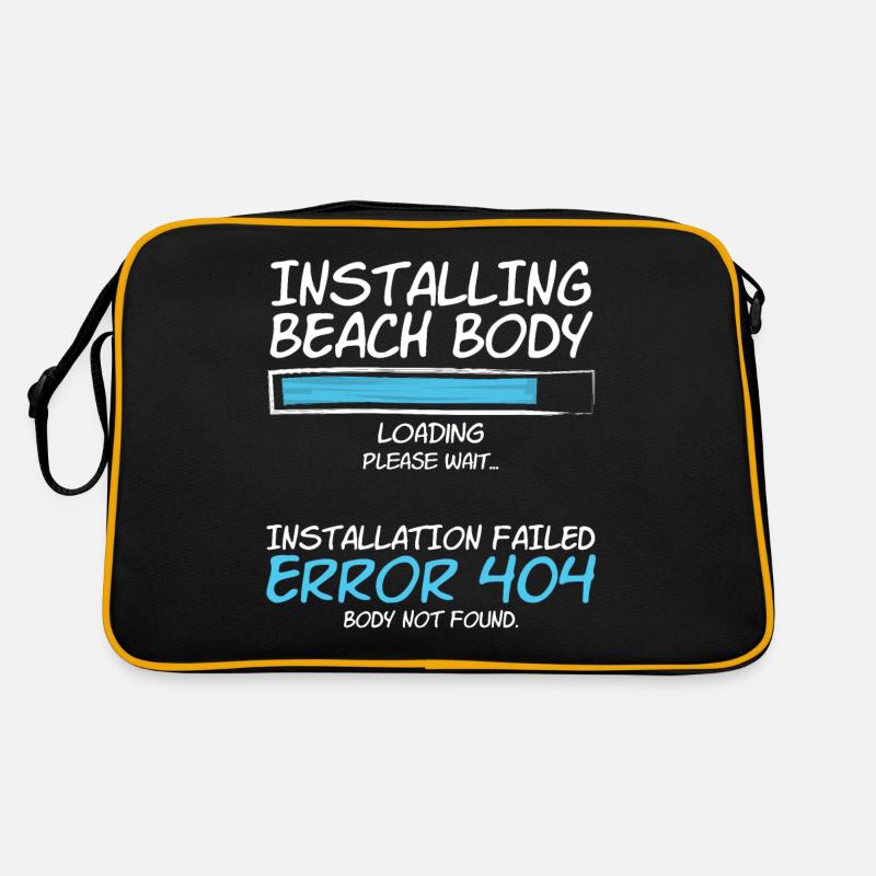 Body Programmer 404 Body Not Found Retro Bag