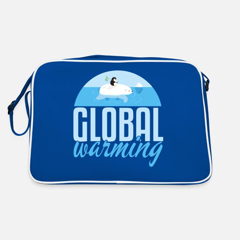 Warming Pinguin Meets Polar Bear Retro Bag