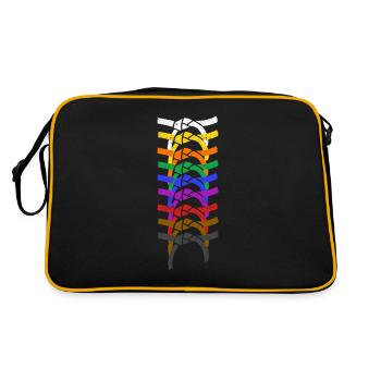 Ceinture de Karaté Arts Martiaux Japonais Arts Martiaux Arts Martiaux Arts Martiaux - Sac Retro - noir/or - Dos