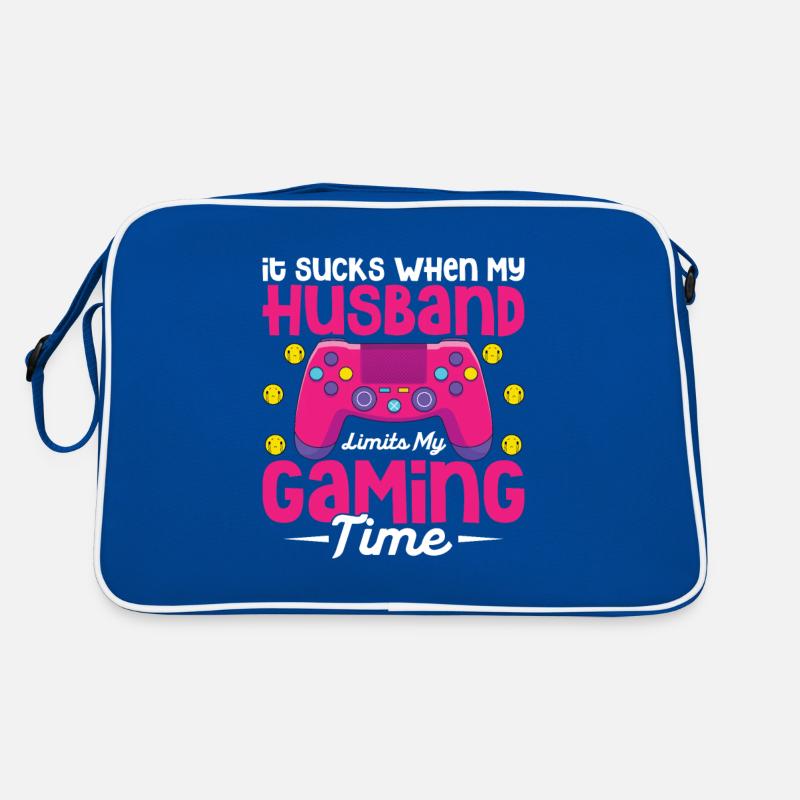 It Sucks When My Husband Limits My Gaming Time Retro Bag