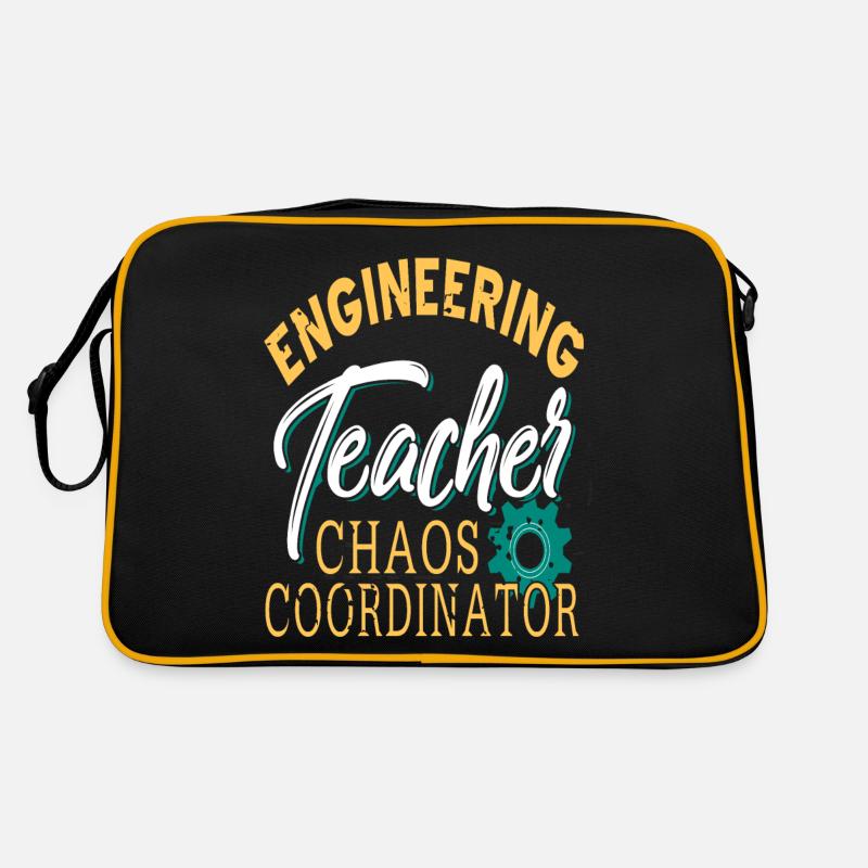 Vintage Engineering Teacher Chaos Coordinator Retro Tasche