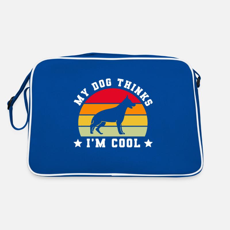 My Dog Thinks I'm Cool Retro Tasche