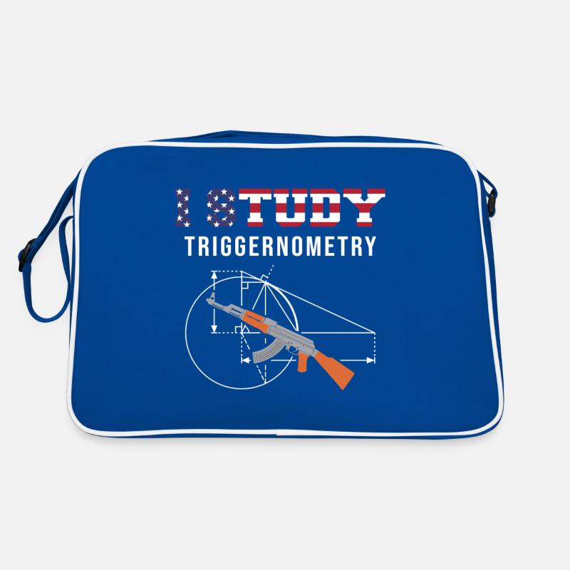I Study Triggernometry - Shooting Range USA 2nd Retro Tasche