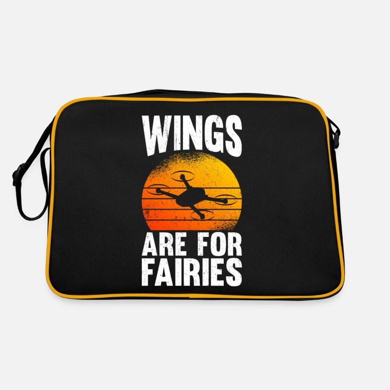 Les ailes de drones sont pour les fées Sac Retro