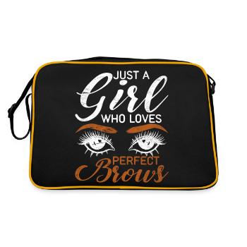 Make Up Artist Gift Beauty Brow Artist - Retro Bag - black/gold - Back