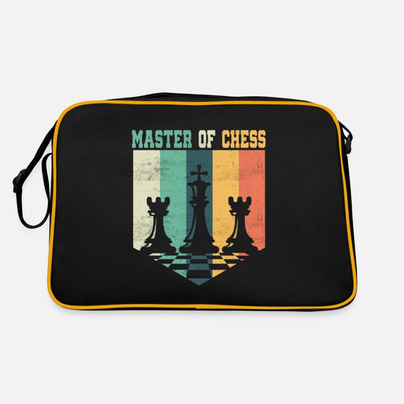 Maître d’échiquier joueur d’échecs Sac Retro