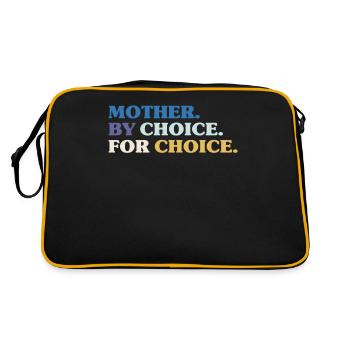 Mother By Choice For Choice Feminist - Retro Bag - black/gold - Back