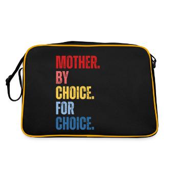 Mother By Choice For Choice Feminist - Retro Bag - black/gold - Back