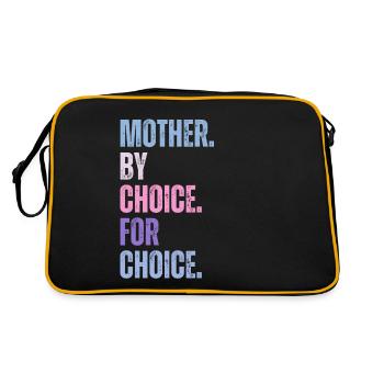Mother By Choice For Choice Feminist - Retro Bag - black/gold - Back