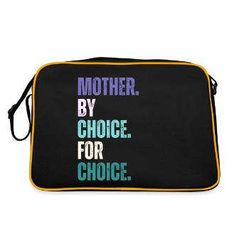 Mother By Choice For Choice Feminist - Retro Bag - black/gold - Back