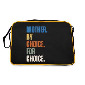 Mother By Choice For Choice Feminist - Retro Bag - black/gold - Back