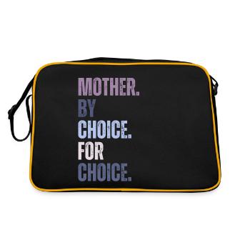 Mother By Choice For Choice Feminist - Retro Bag - black/gold - Back