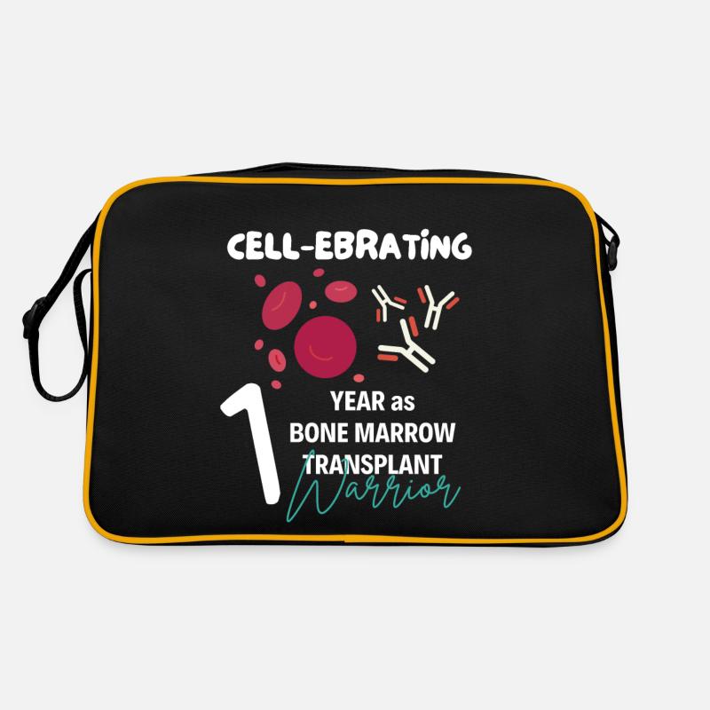 Bone marrow transplant survivor anniversary Retro Bag