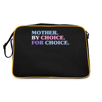 Mother By Choice For Choice Feminist - Retro Bag - black/gold - Back