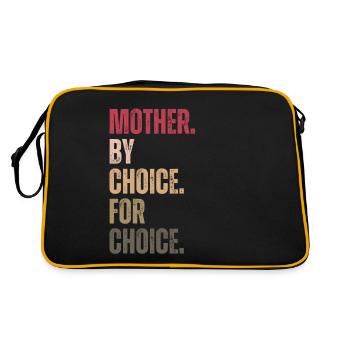 Mother By Choice For Choice Feminist - Retro Bag - black/gold - Back