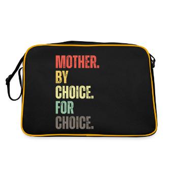 Mother By Choice For Choice Feminist - Retro Bag - black/gold - Back