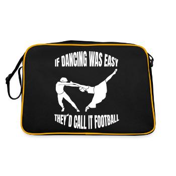 Dancing Sport Hobby Dancer Gift Dance Sport - Retro Bag - black/gold - Back