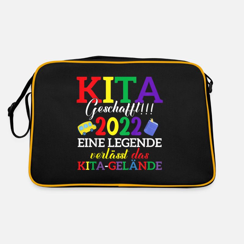 Kita Absolvent 2022 Kindergartenkind Abschluss Retro Tasche