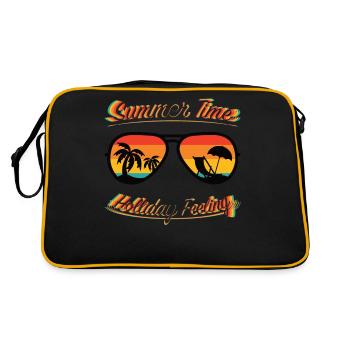 Heure d’été - Sentiment de vacances - Sac Retro - noir/or - Dos