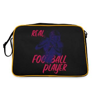 Real football player - Sac Retro - noir/or - Dos