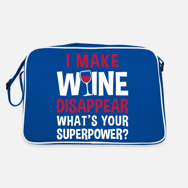 Day Drinking Wine Time Retro Tasche