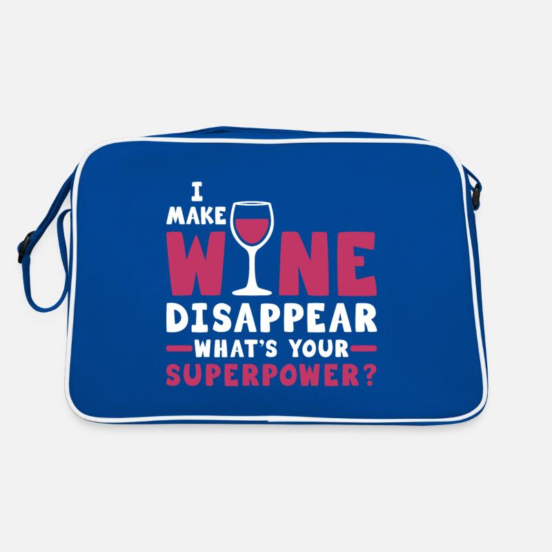 I Make Wine Disappear Retro Tasche