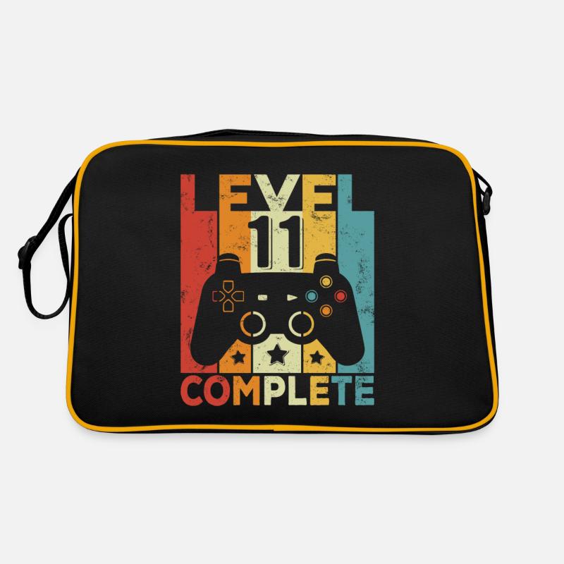 Niveau 11 Complet 11 Anniversaire Garçon Filles Sac Retro