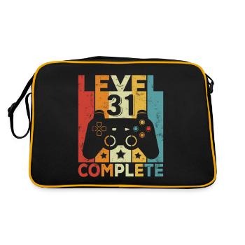 Level 31 Complete Birthday 31 Years Man Woman - Retro Bag - black/gold - Back