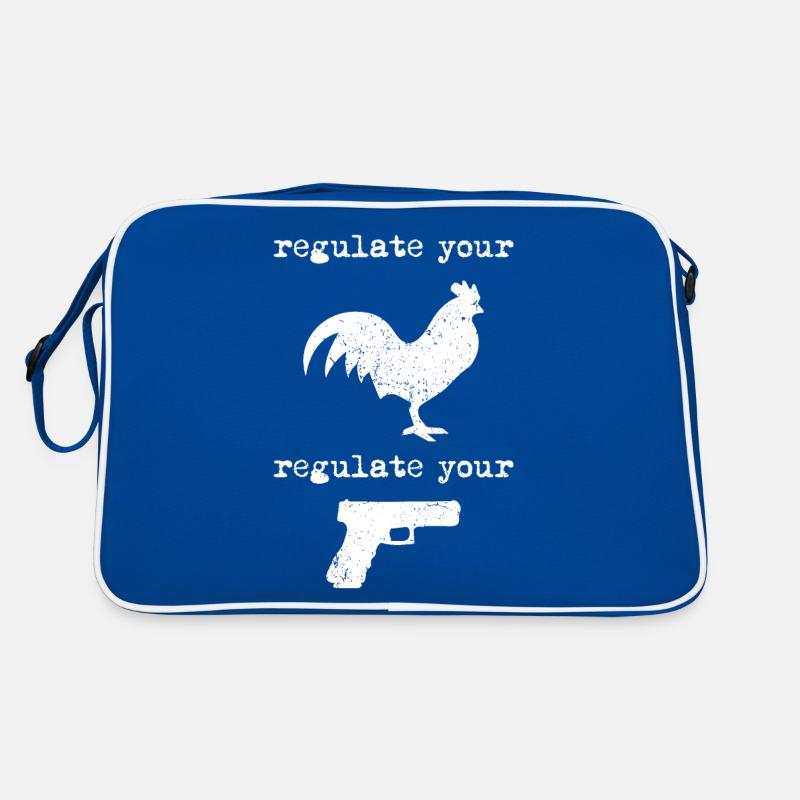 Regulate your cock Regulate your guns Retro Bag