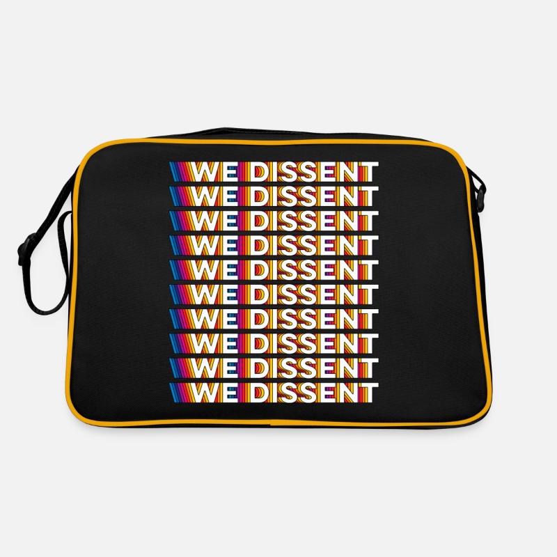 Wir widersprechen Retro Tasche