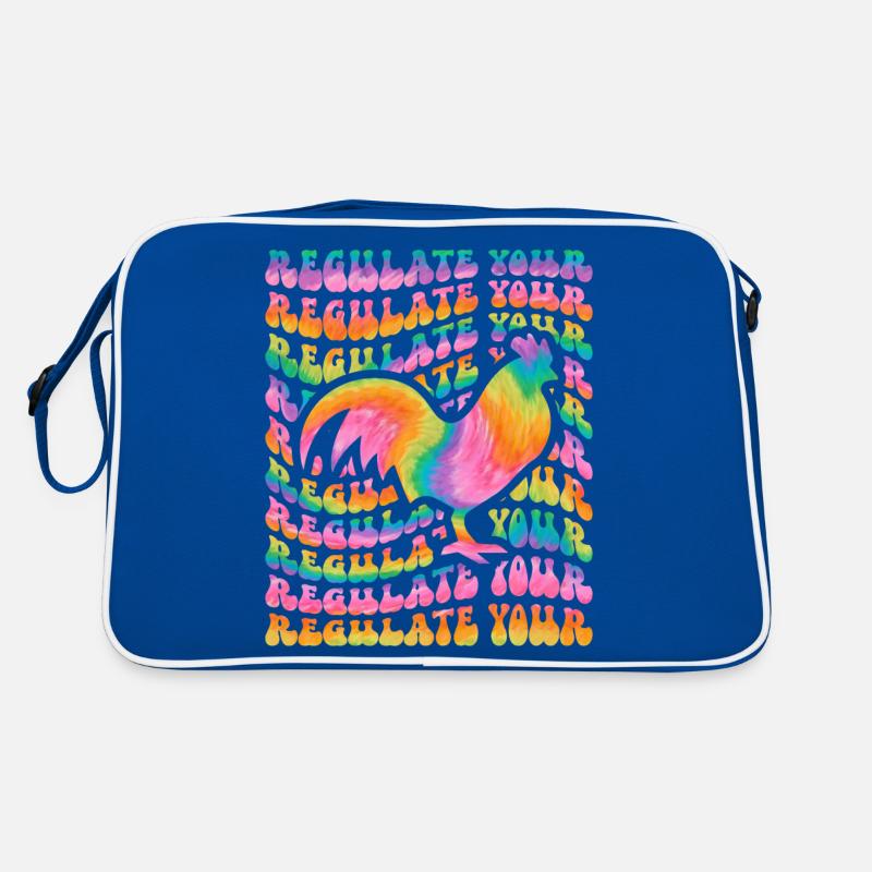 Regulate Your Cock Tie Dye Retro Bag