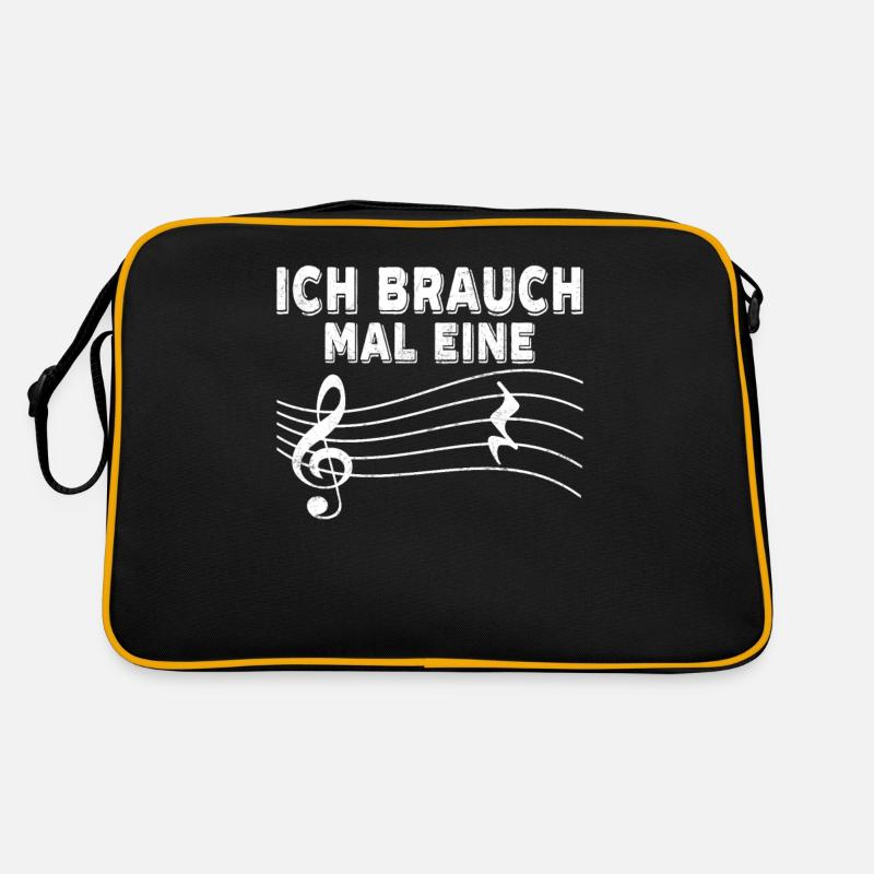 ich brauch mal eine Pause Musik Klavier Retro Tasche