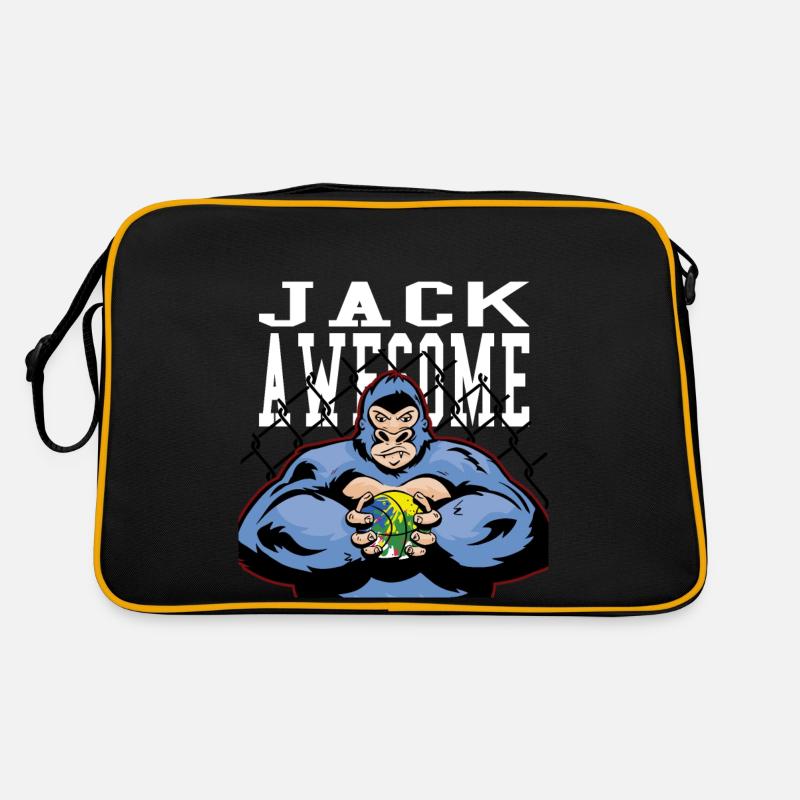 Jack génial Gorilla Basketball 2 Sac Retro