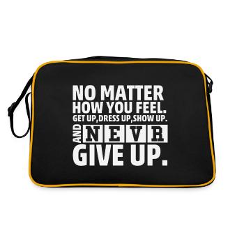 Peu importe ce que vous ressentez - Sac Retro - noir/or - Dos