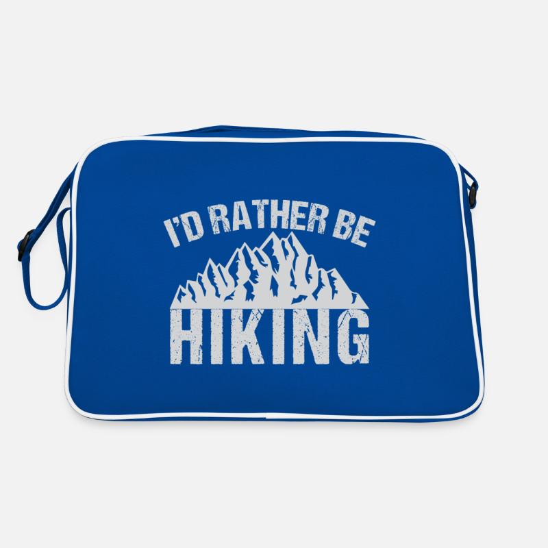 Id Rather Be Hiking Retro Bag