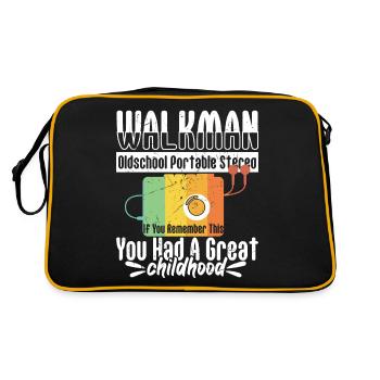 You Remember This Great Childhood - Retro Bag - black/gold - Back