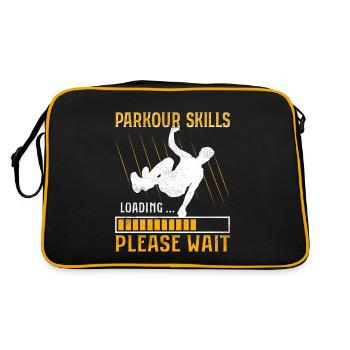 Parkour Skills Loading ... Please Wait Traceur Fr - Retro Bag - black/gold - Back
