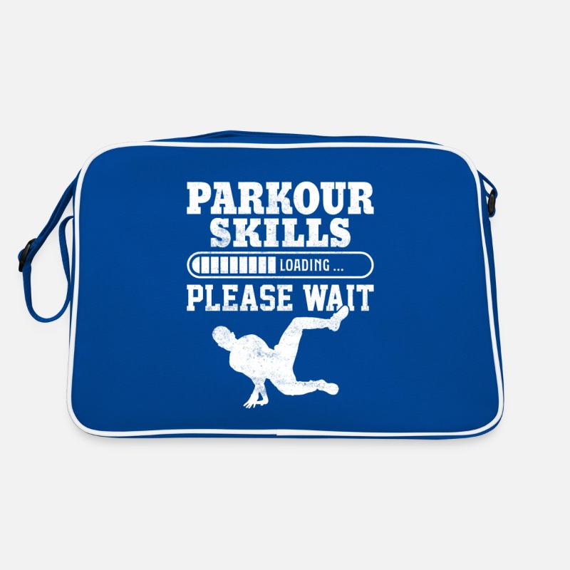 Parkour Skills Loading ... Please Wait Free Runnin Retro Tasche