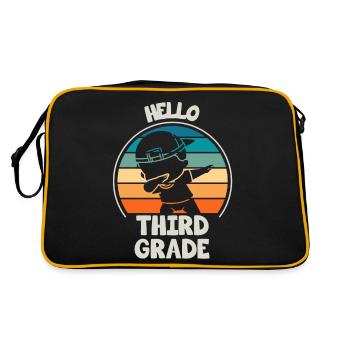 Third Grade Teachers For Back to School - Retro Bag - black/gold - Back