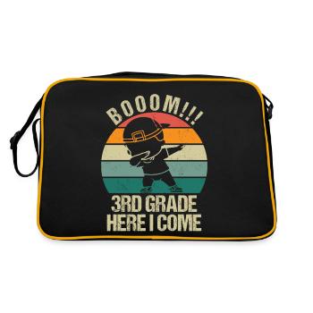 Third Grade Teachers For Back to School - Retro Bag - black/gold - Back