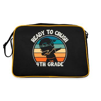 Fourth Grade Teachers for Back to School - Retro Bag - black/gold - Back