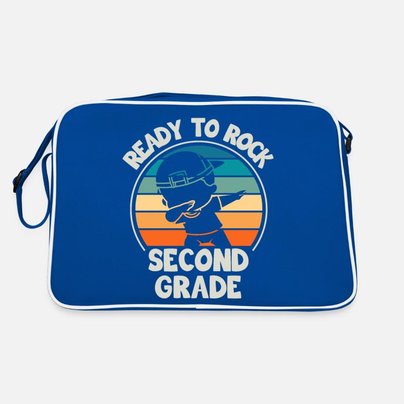 Second grade teacher for back to school Retro Bag